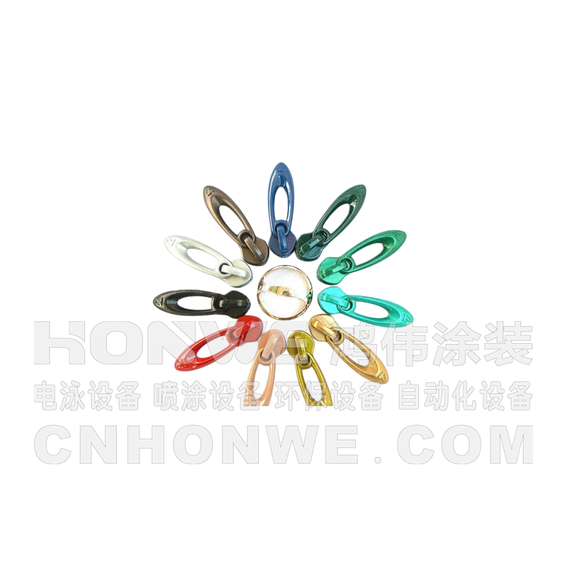 电泳彩色拉链头